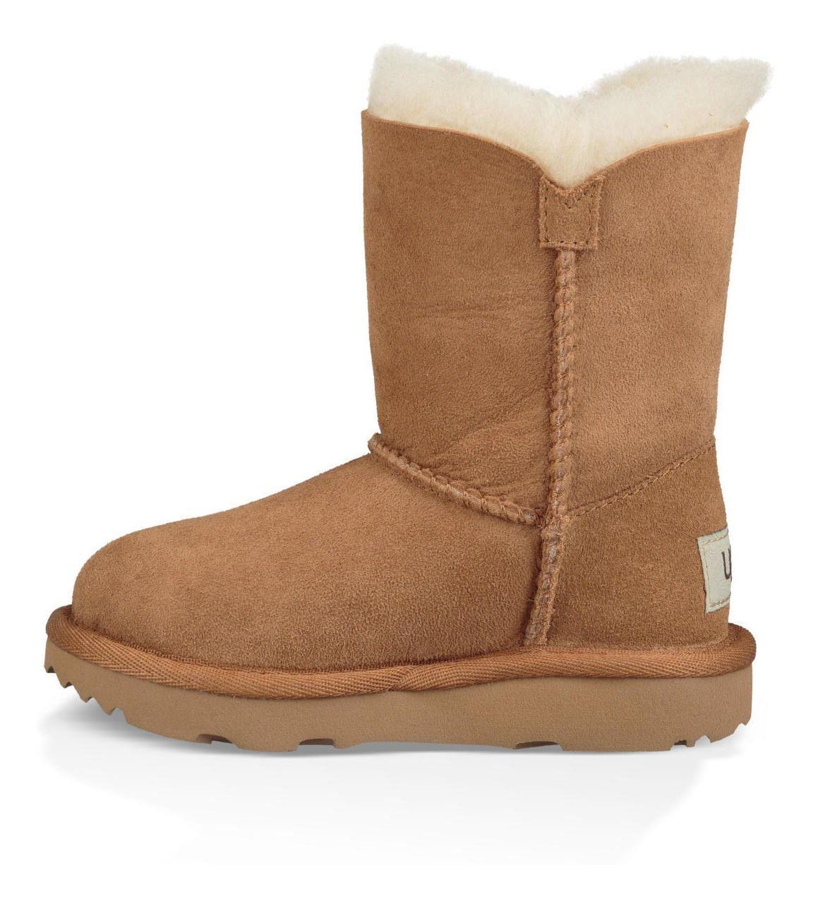 Bota UGG Niña Bailey Button Ii Café-2