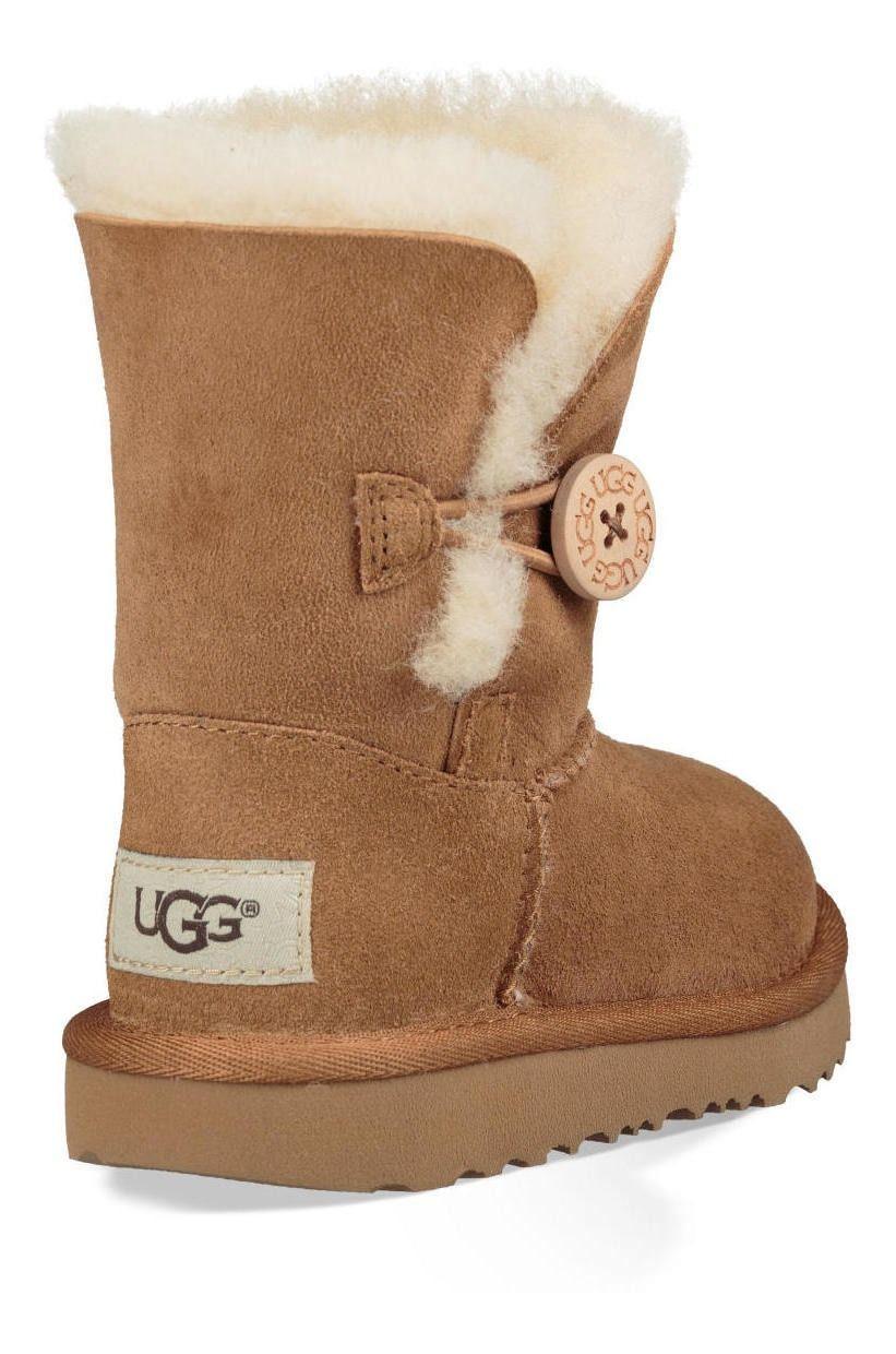 Bota UGG Niña Bailey Button Ii Café-3
