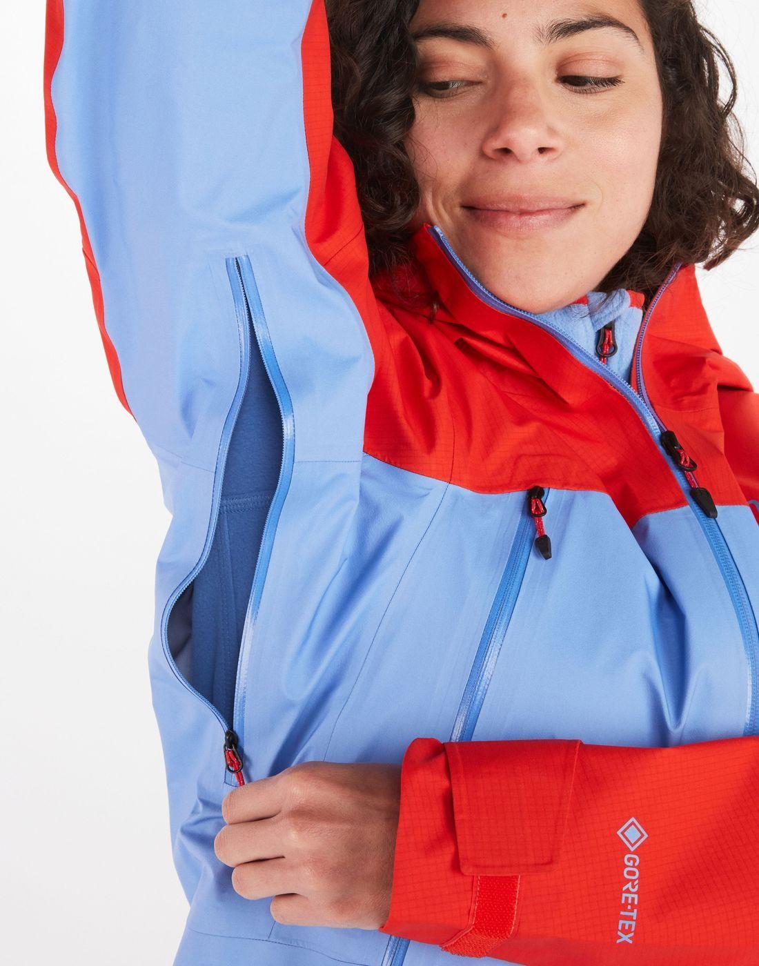 Chaqueta Marmot Mujer W Mitre Peak Gtx Jacket Celeste-5