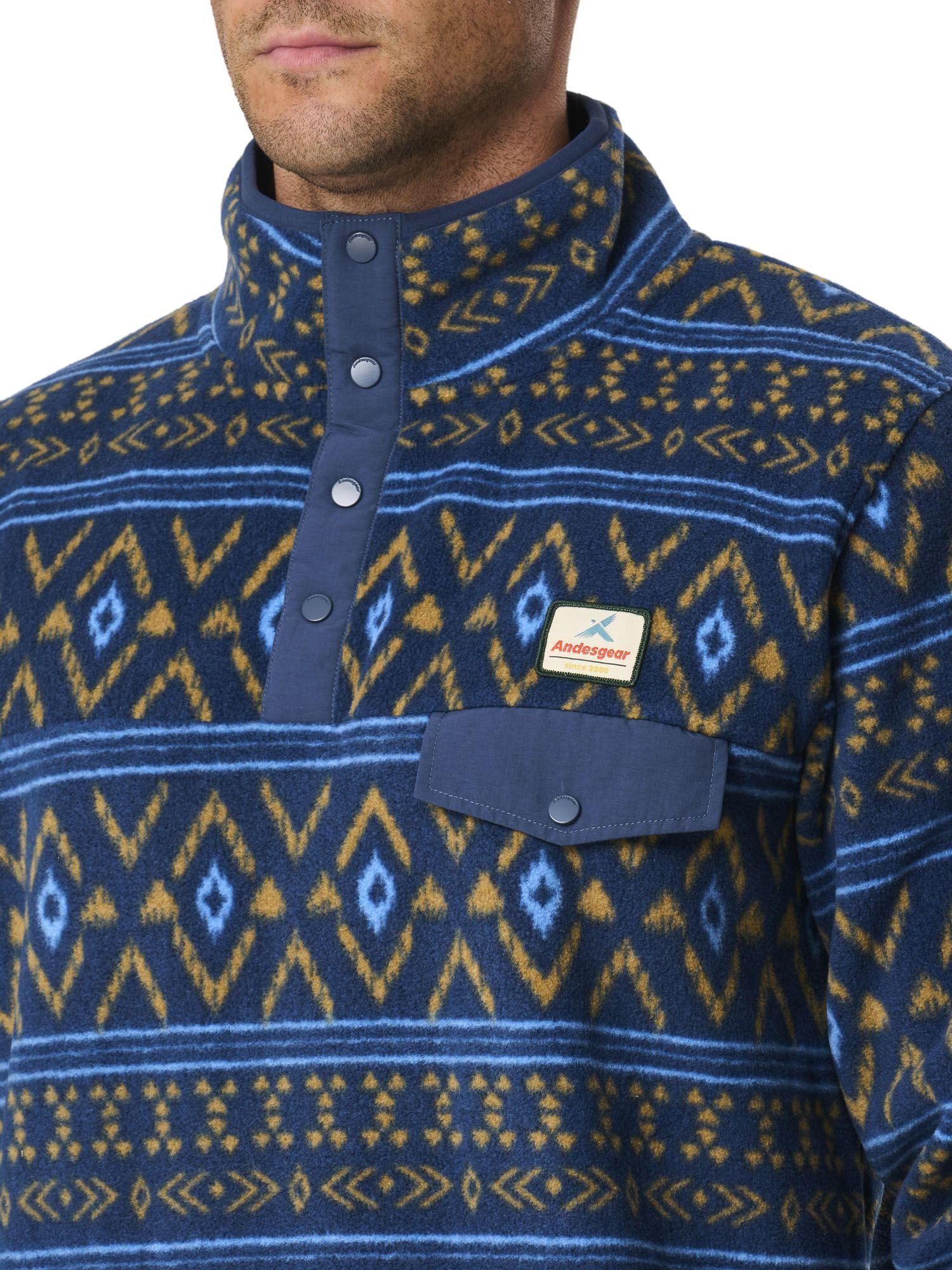 Polar Andesgear Hombre Panguipulli - Azul-4