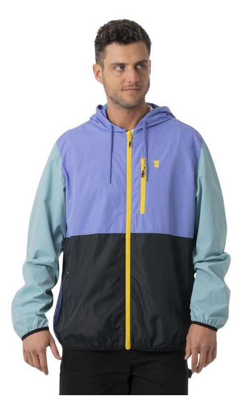 Chaqueta Stoked Hombre Cortavientos Ole Reciclada Único color-0