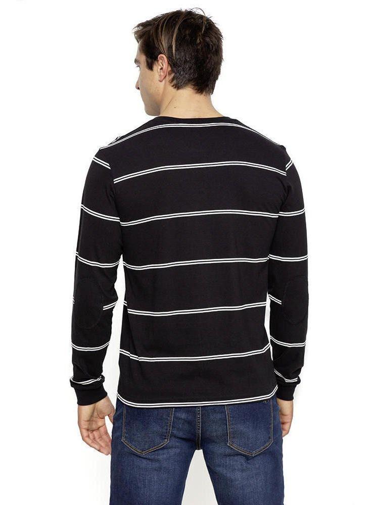 Polera Kivül Hombre Lantos Long T-shirt Negro-1