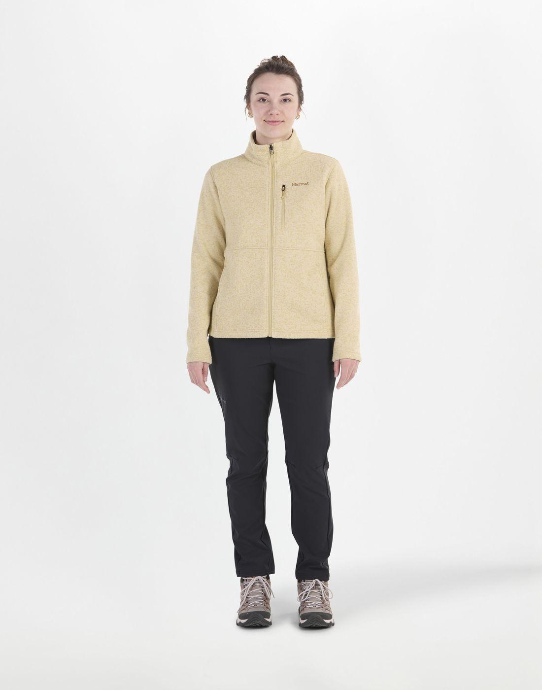 Polar Marmot Mujer W Drop Line Jacket Beige-2