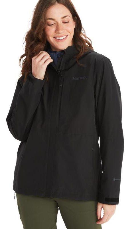 Chaqueta Marmot Mujer Impermeable Minimalist Gtx Negro-0