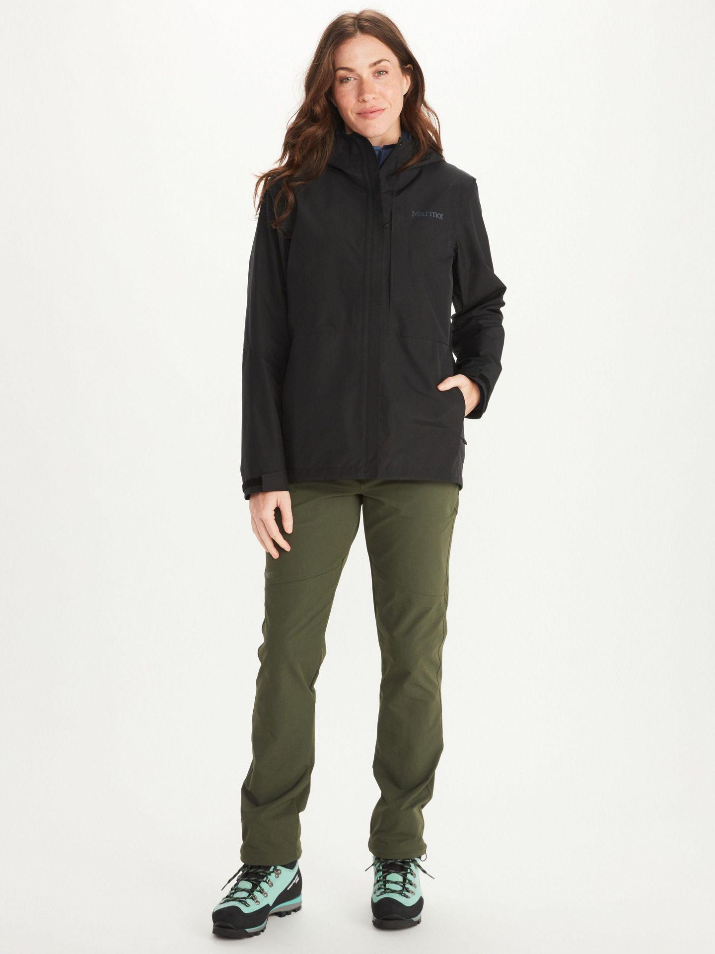Chaqueta Marmot Mujer Impermeable Minimalist Gtx Negro-2