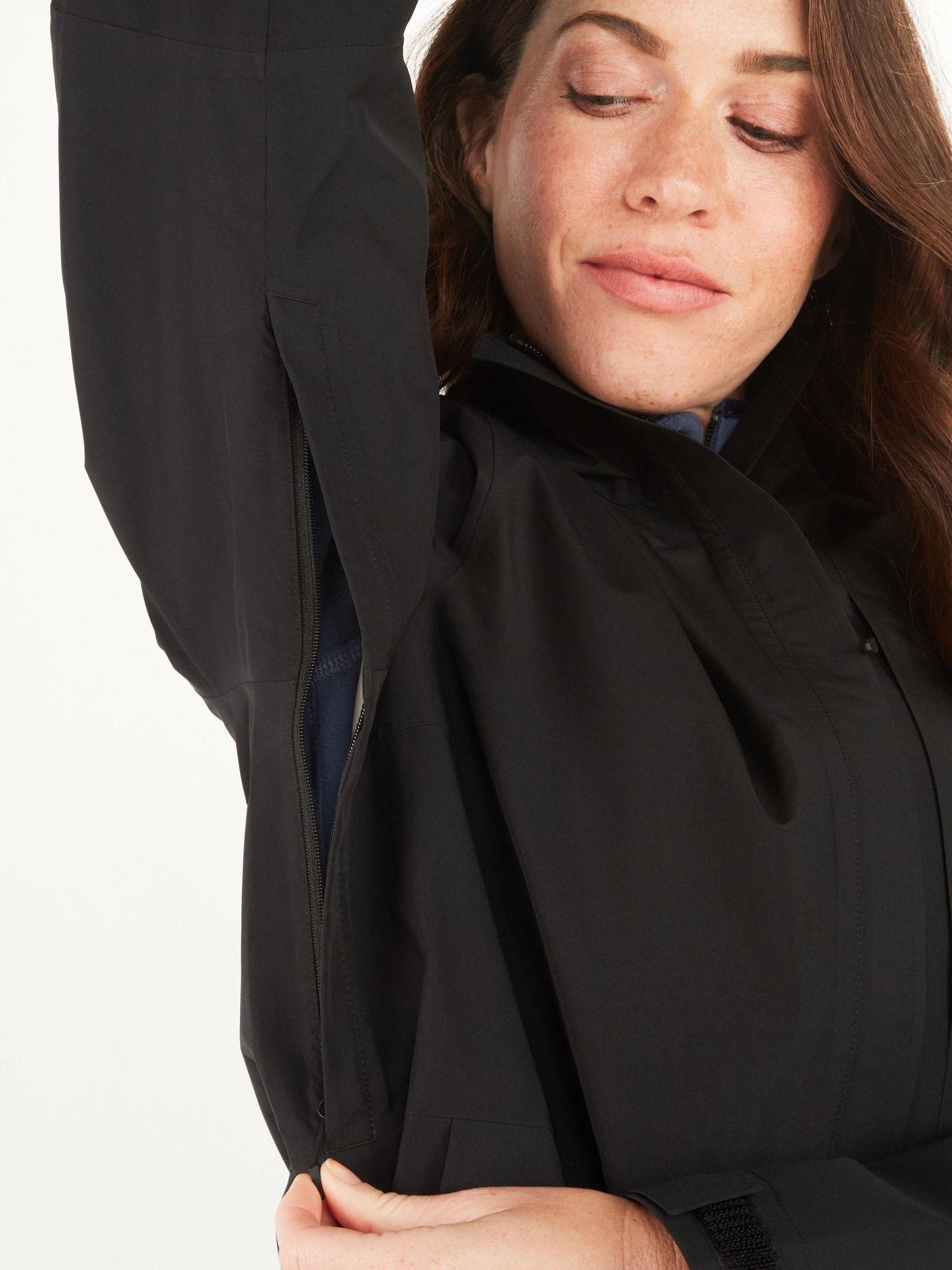 Chaqueta Marmot Mujer Impermeable Minimalist Gtx Negro-3