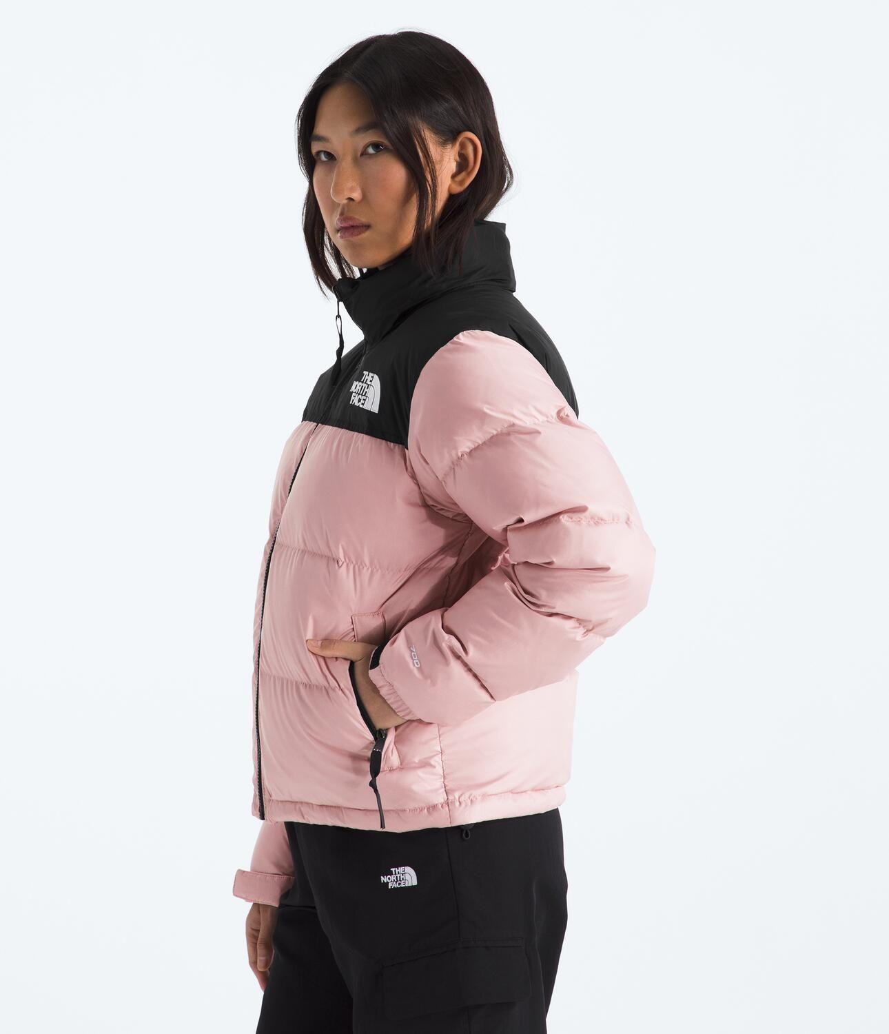 Chaqueta De Pluma 1996 Retro Nuptse Mujer Rosado-3