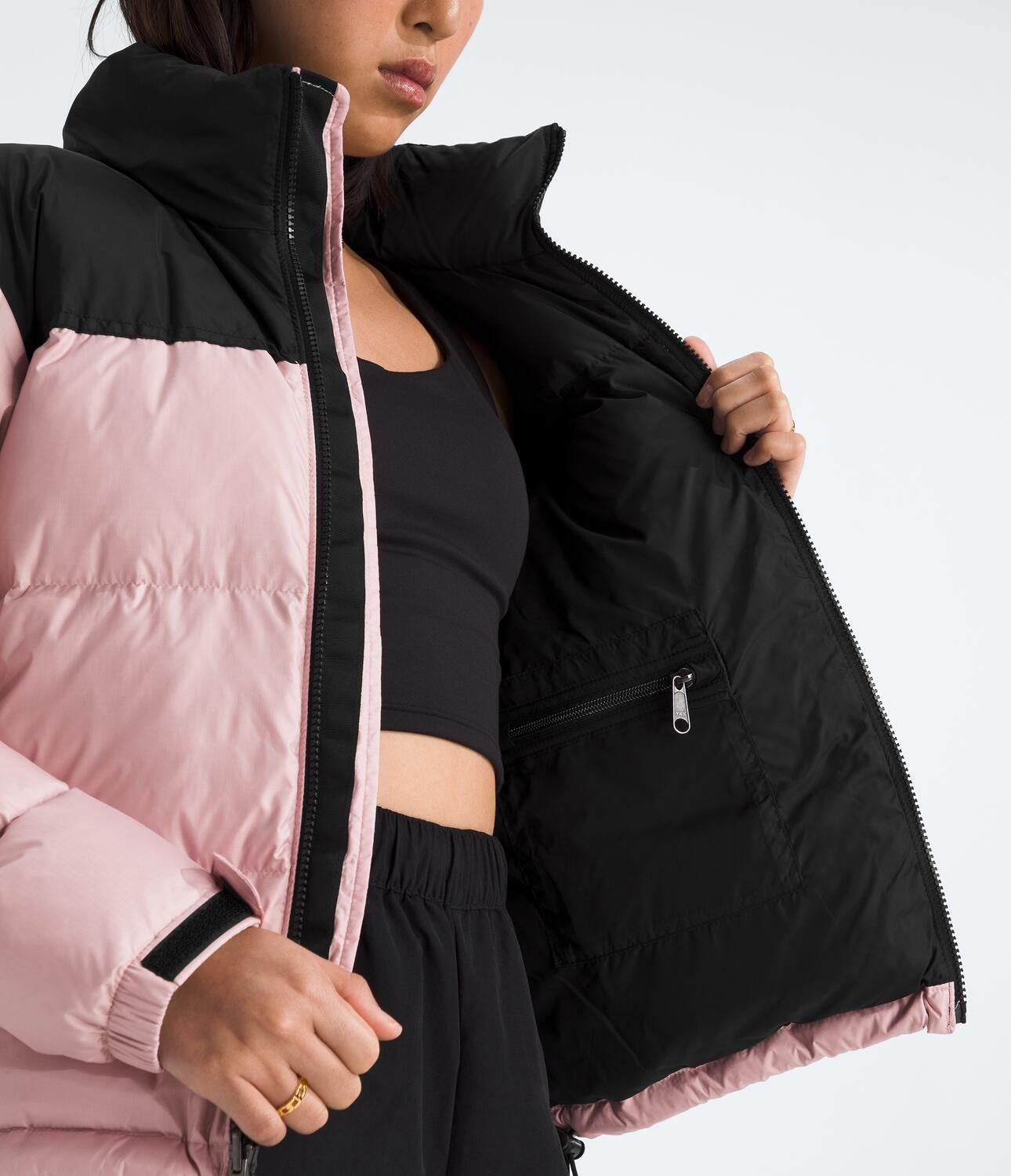 Chaqueta De Pluma 1996 Retro Nuptse Mujer Rosado-7