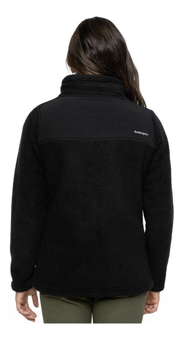 Polar Andesgear Mujer Fleece Corcovado 300 Negro-1