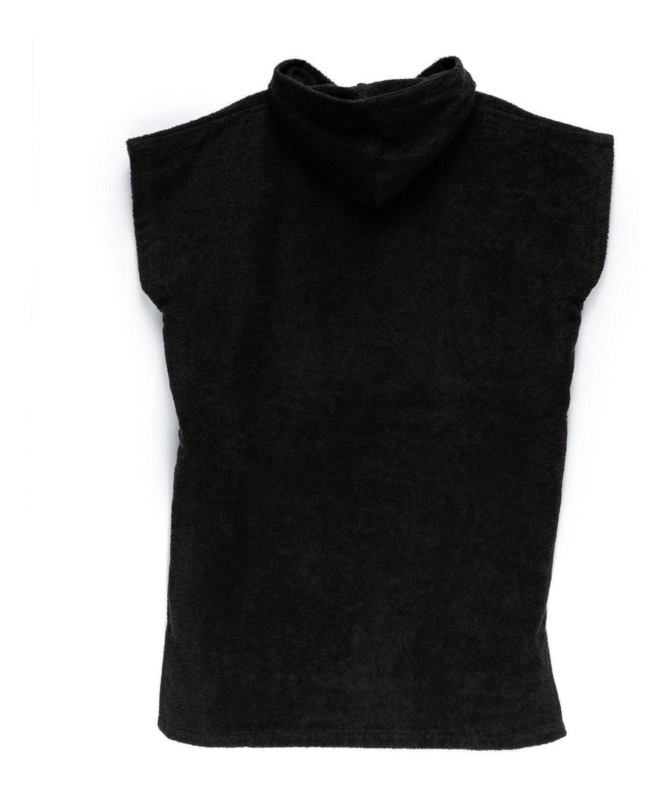 Toalla Stoked Niño Poncho Surf Negro-1