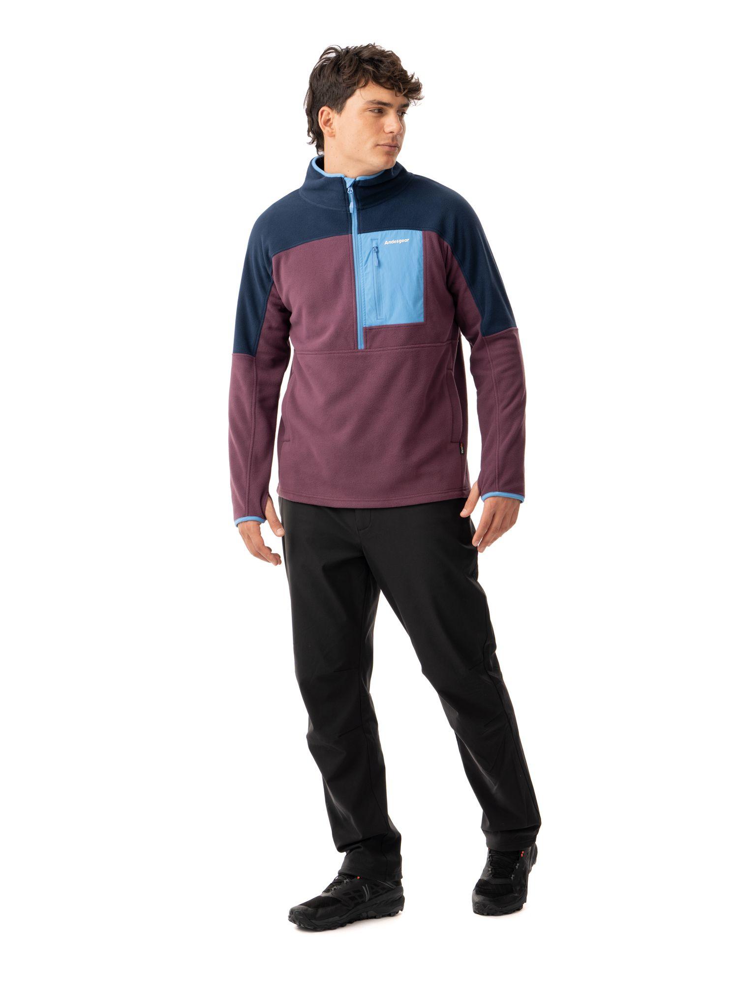 Polar Andesgear Hombre New Maihue 1/2 Morado-2