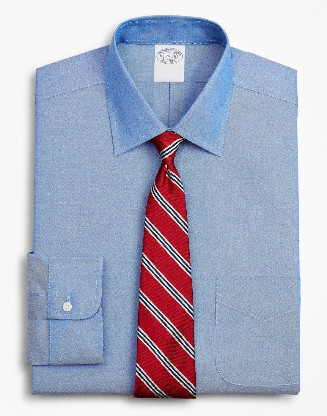 Camisa Brooks Brothers Hombre Ds Og Ni Sppt Ain Reg Azul-0