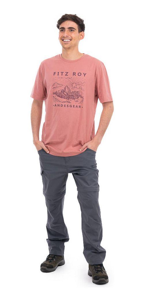 Polera Andesgear Hombre Agua Rosa Rosado-3