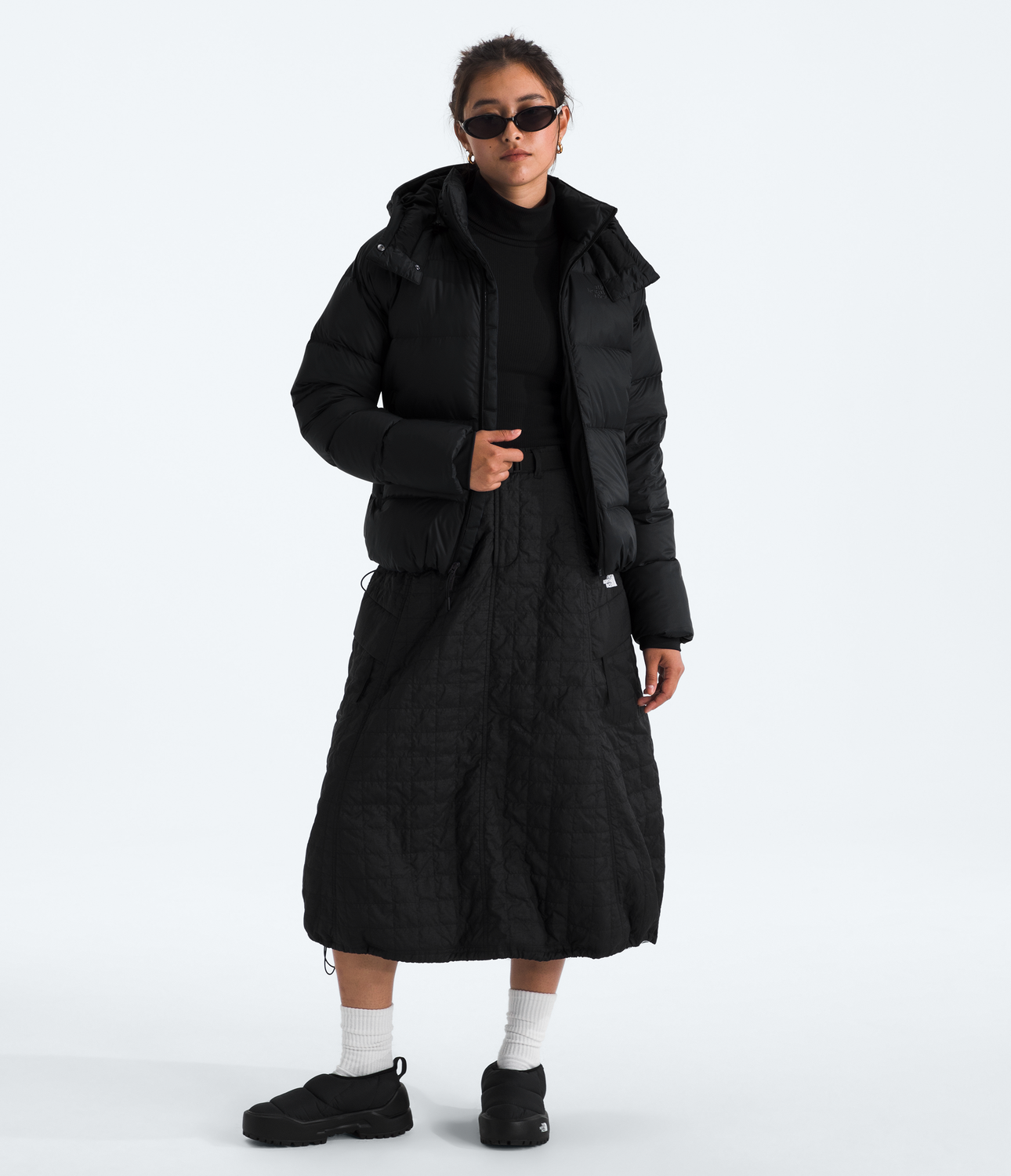 Chaqueta Hydrenalite City Down Hooded Jacket Mujer Negro-2