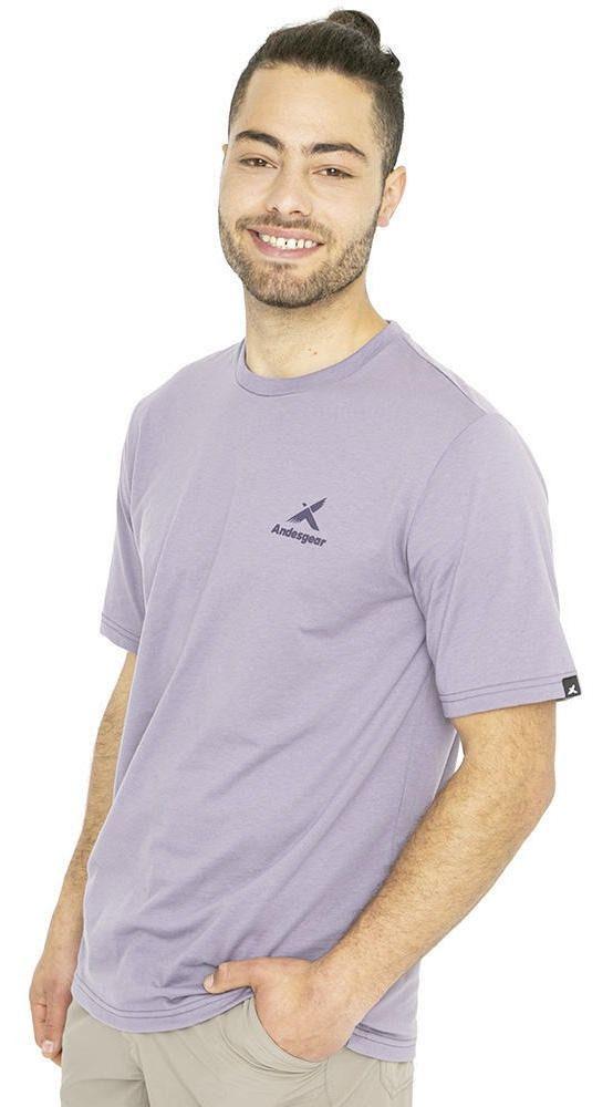 Polera Andesgear Hombre Instrumento Escalada Lila-1