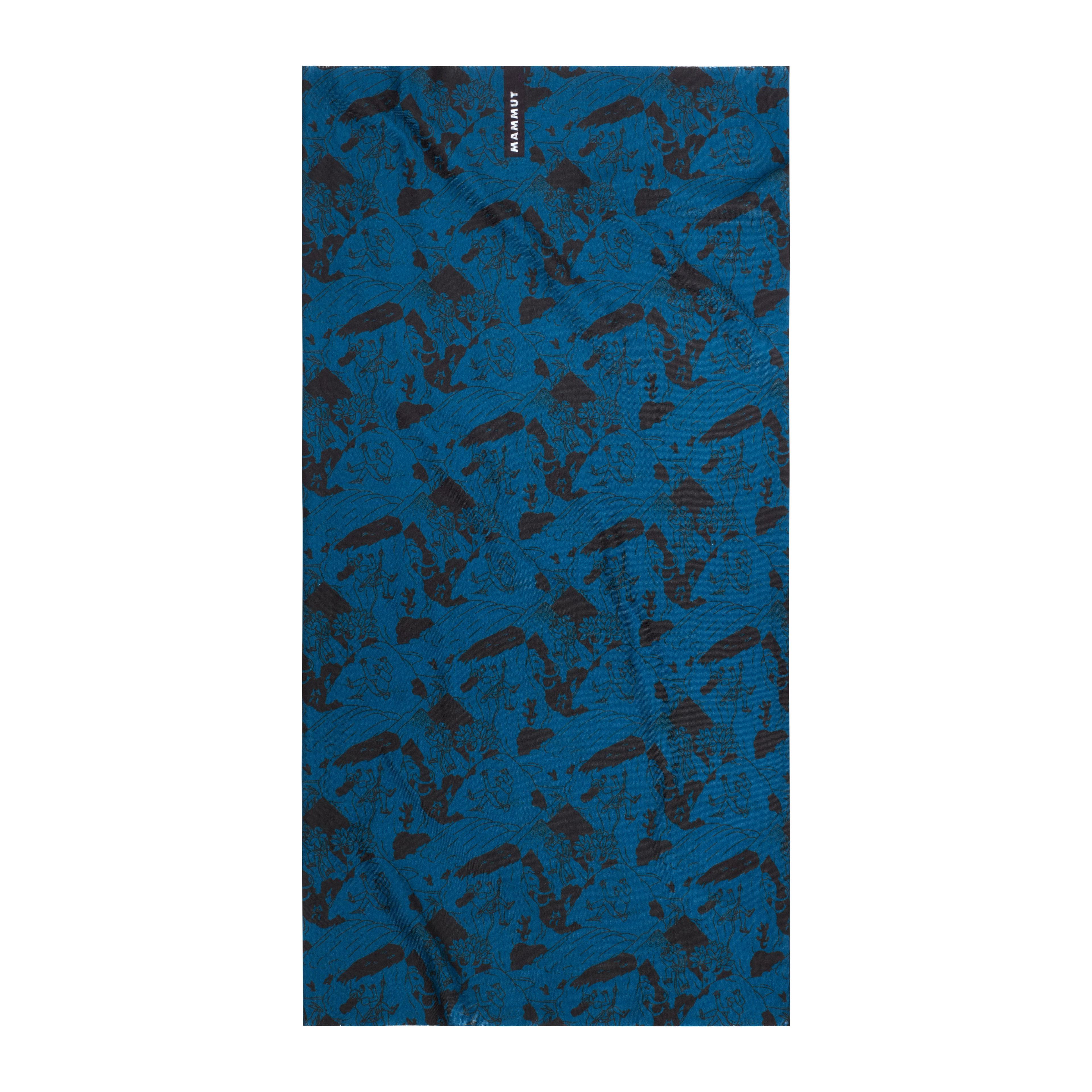 Cuello Mammut Unisex Neck Gaiter Climbing Scene Azul-2