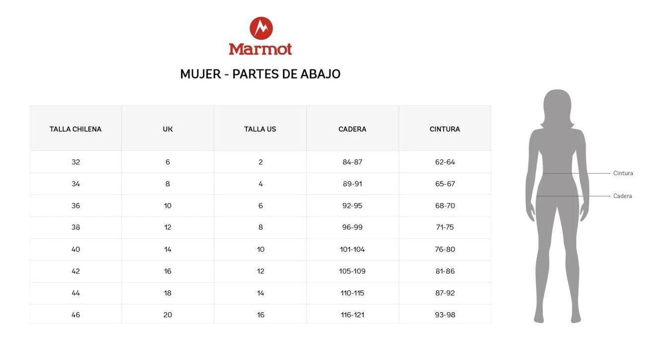 Pantalón Marmot Mujer Trekking Mountain Active Negro-5