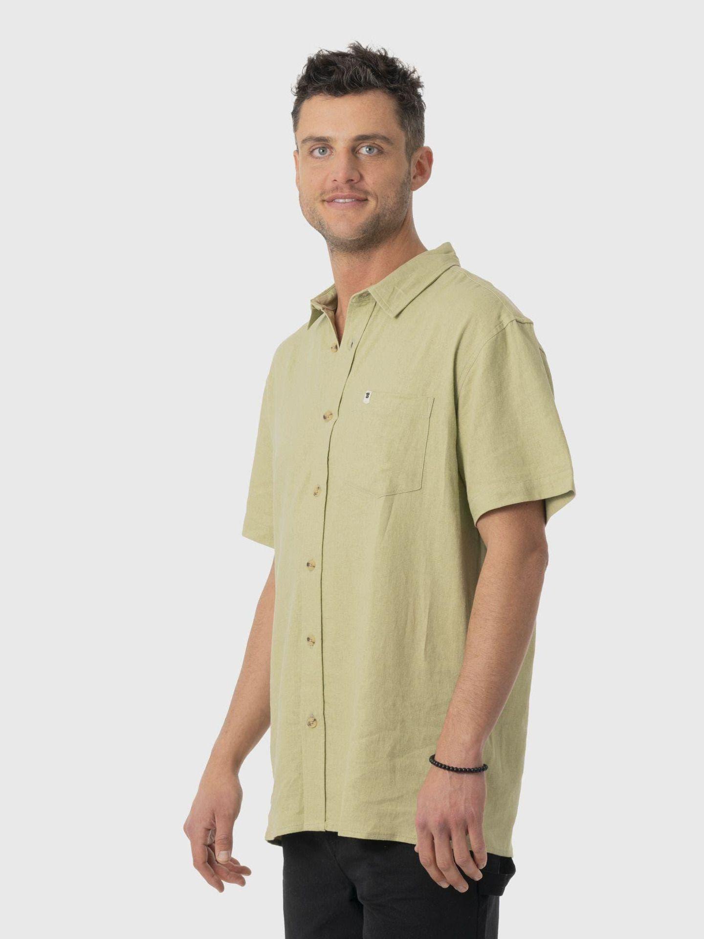 Camisa Stoked Hombre Molusco Verde-1