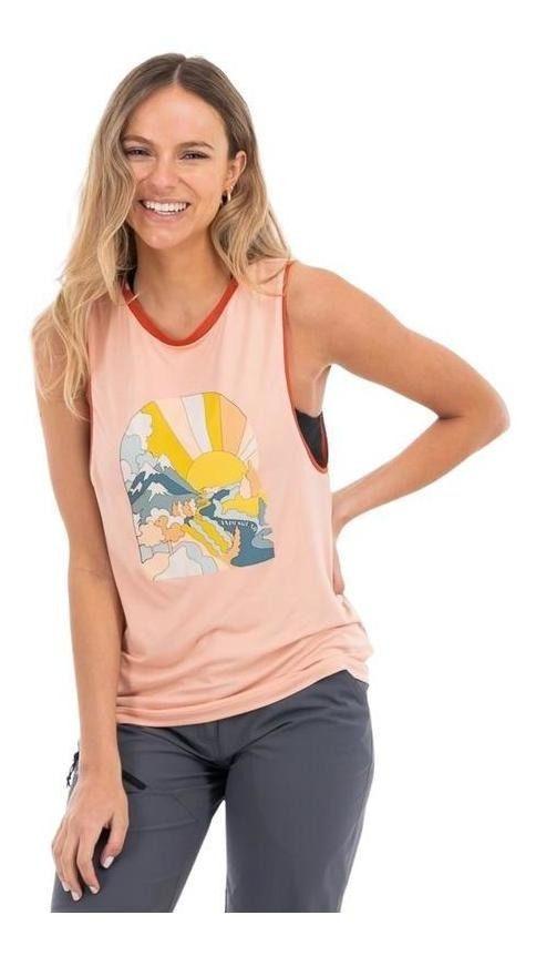 Polera Andesgear Mujer Las Palestras Rosa Rosado-0