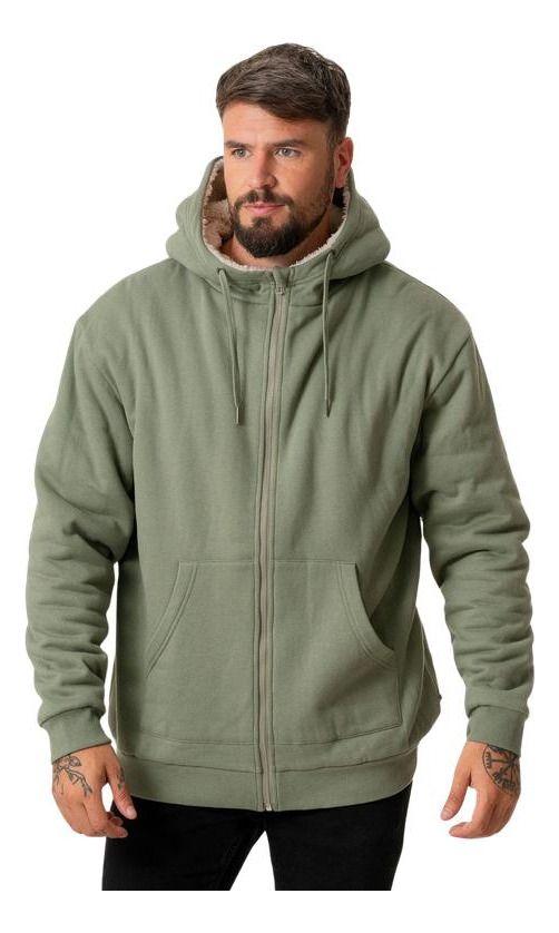 Polerón Kivül Hombre Keto Verde-0