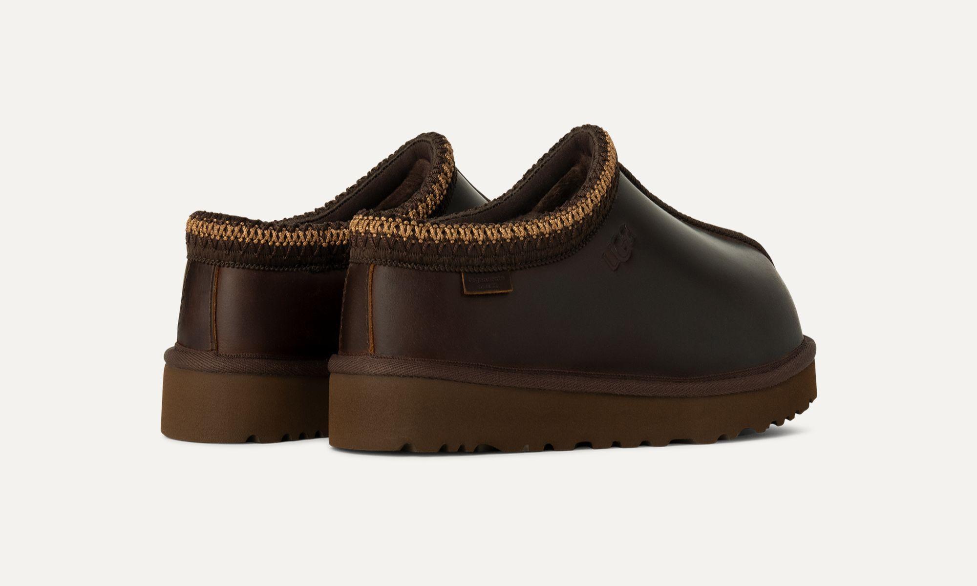 Pantufla Hombre UGG Tasman Lthr Regen Café-1