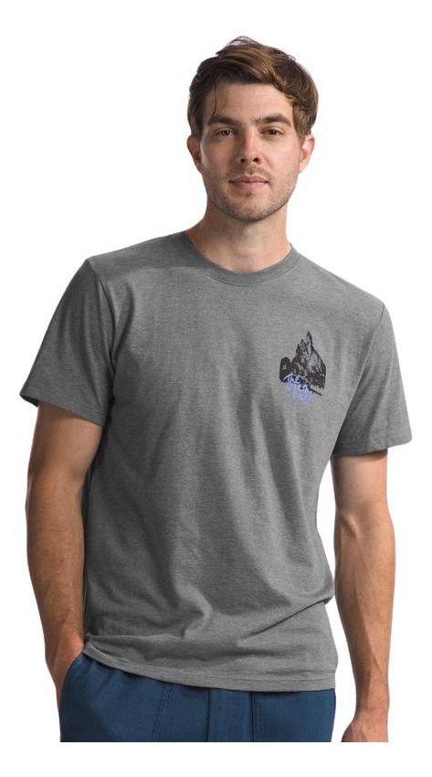 Polera The North Face Hombre S/s Mountain Gris-0
