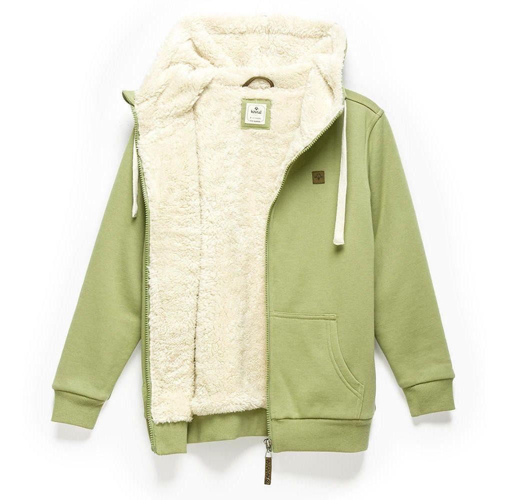 Polerón Kivül Niño Klement Sherpa Hoodie Verde-1