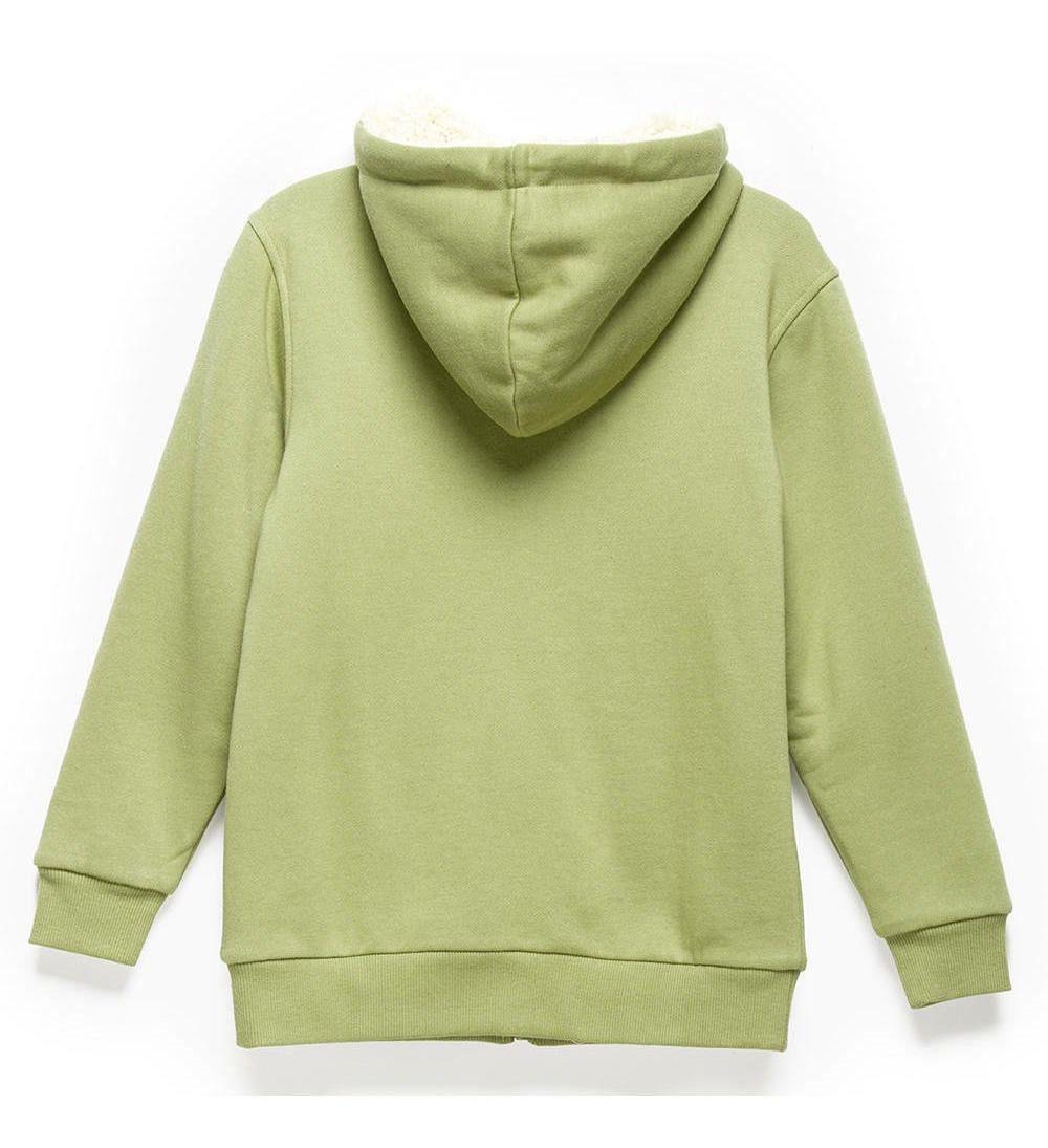 Polerón Kivül Niño Klement Sherpa Hoodie Verde-2