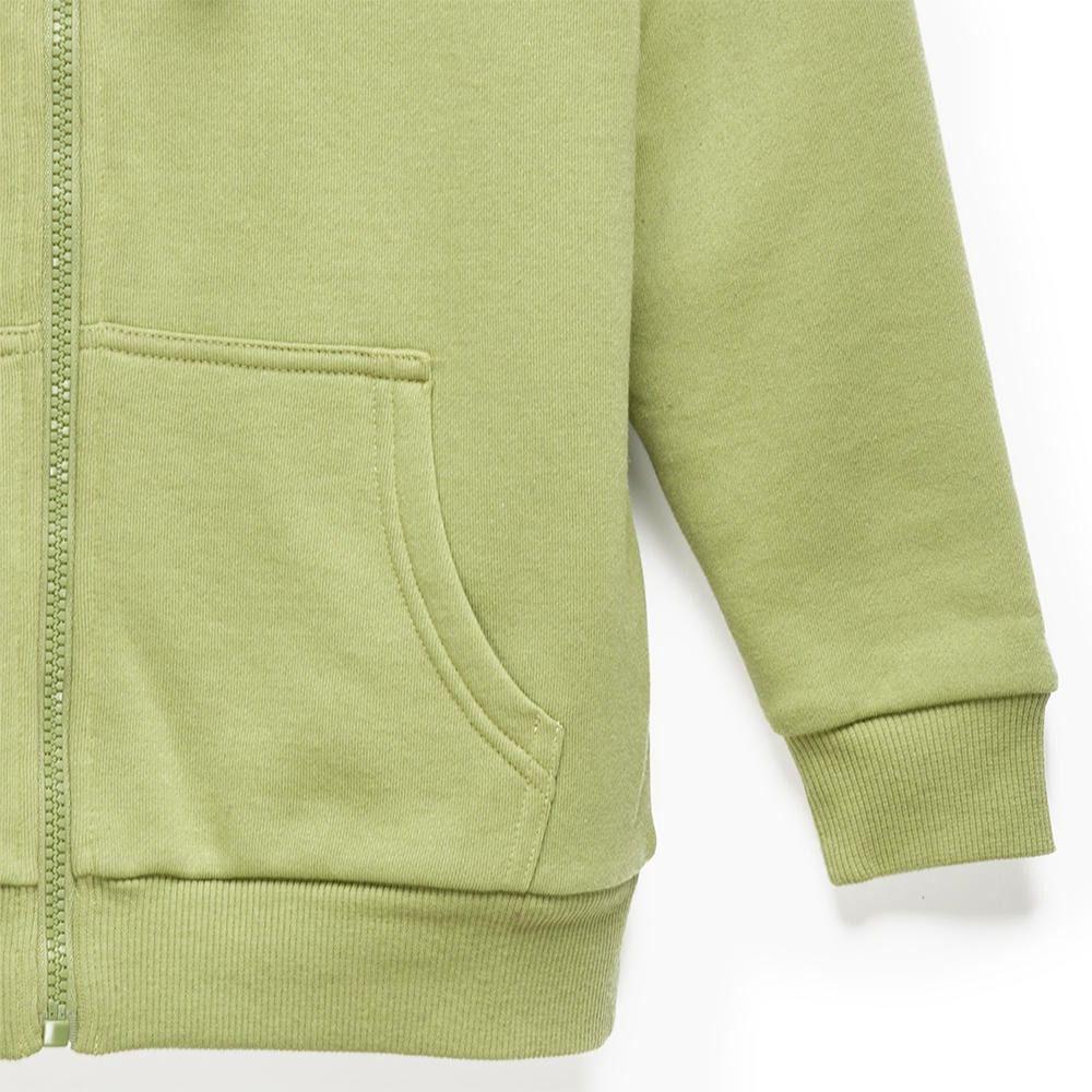 Polerón Kivül Niño Klement Sherpa Hoodie Verde-3