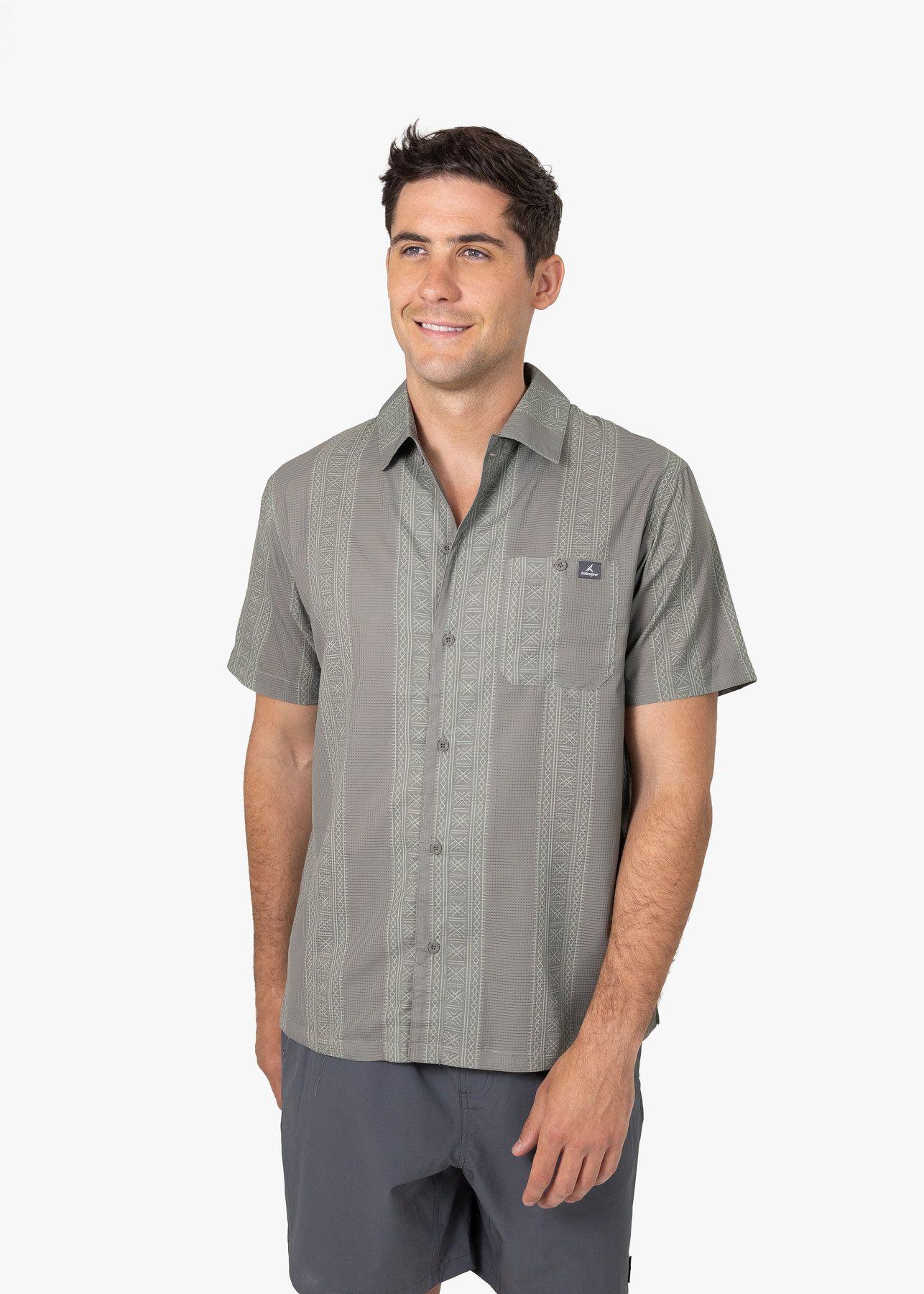 Camisa Andesgear Hombre Colico Ss Gris V2-0