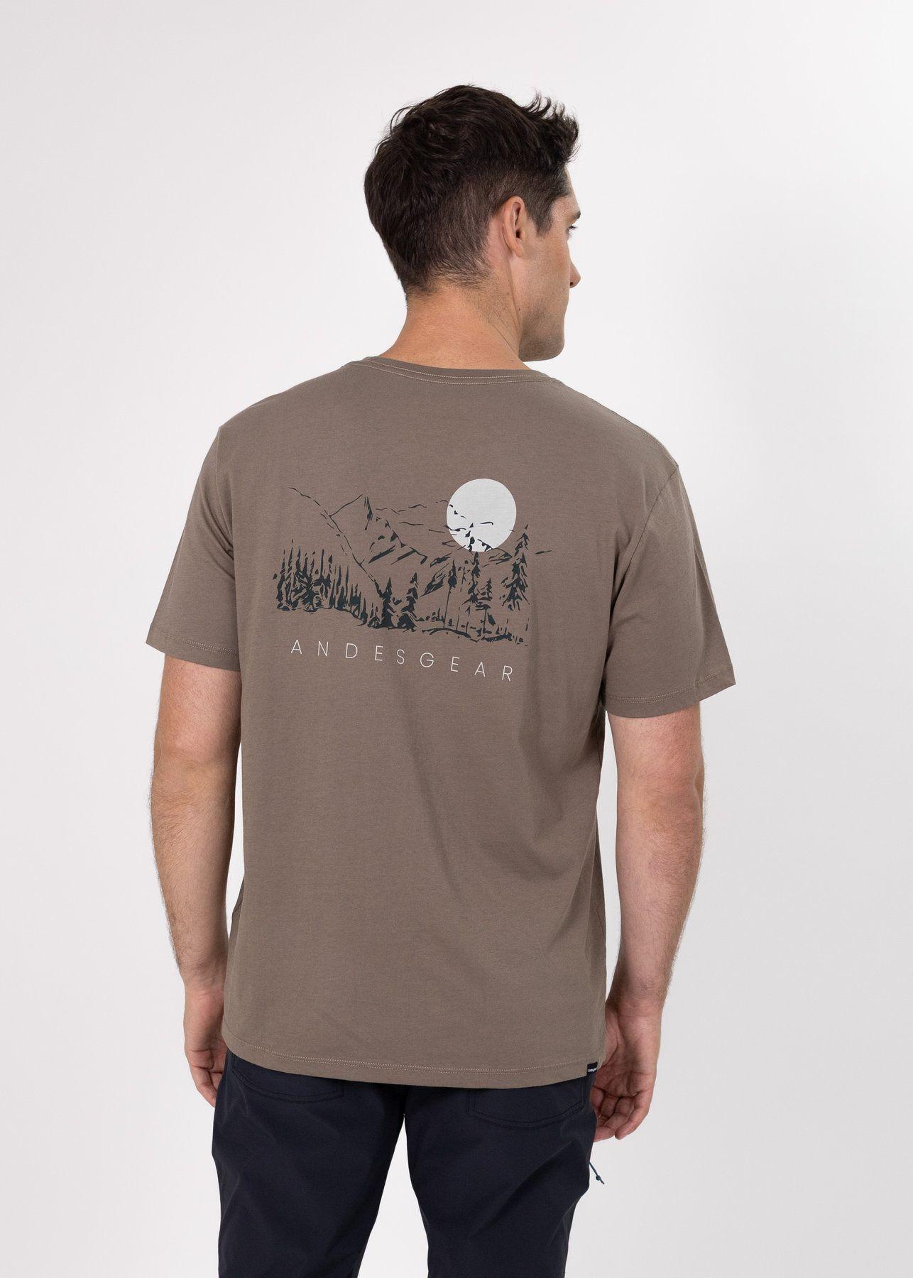 Polera Andesgear Hombre Paisaje Marrón-2