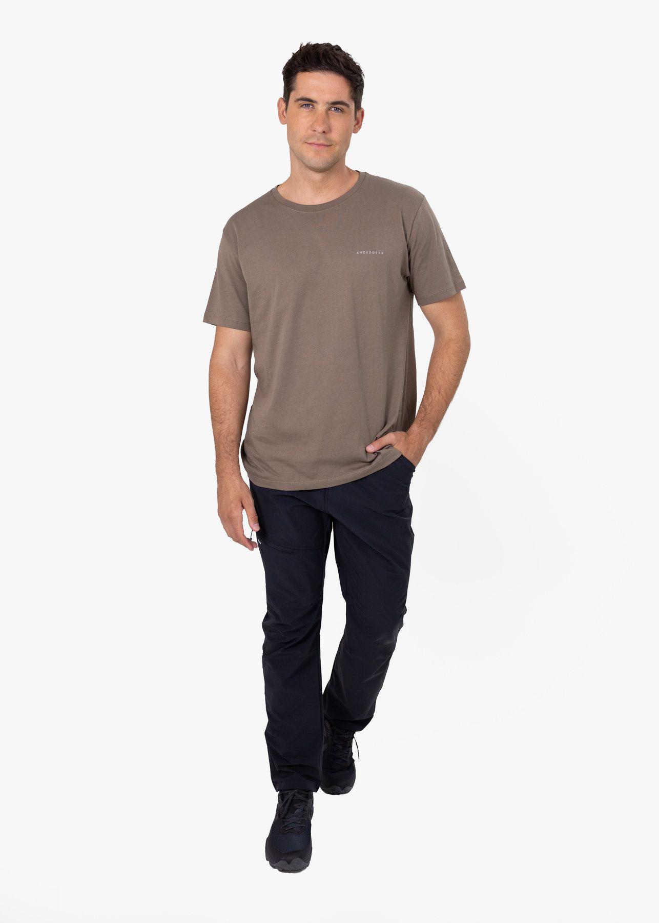 Polera Andesgear Hombre Paisaje Marrón-3