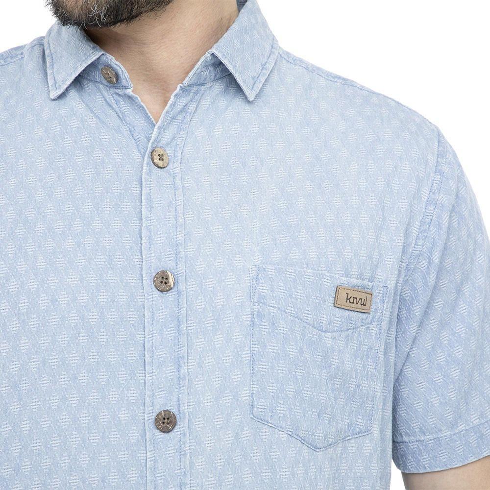 Camisa Kivül Hombre Fros Mc Celeste-4