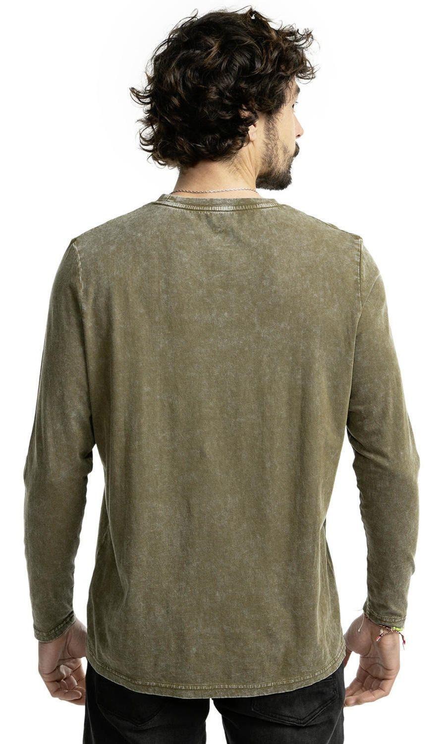 Polera Kivül Hombre Kinla Lavada Café-2