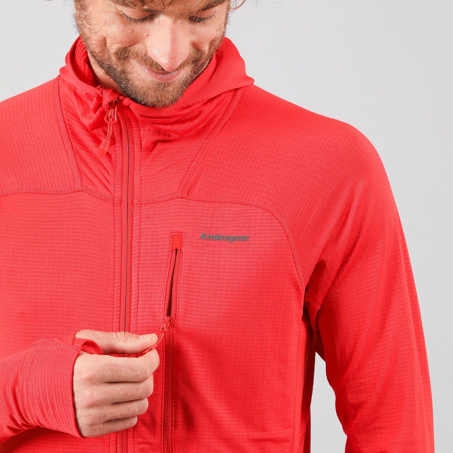 Polar Andesgear Hombre Cerro Castillo Rojo-4