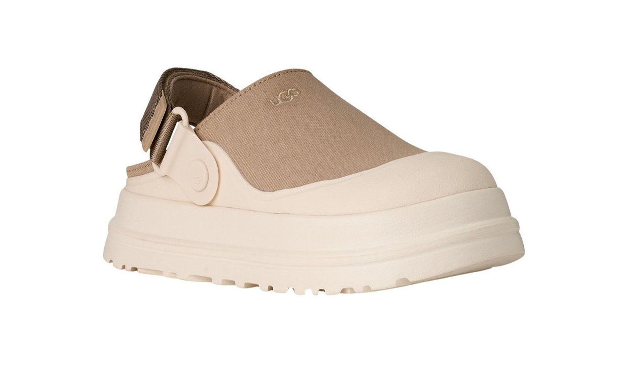 Zapatos Mujer Goldenglow Canvas Clog Café Ugg-1