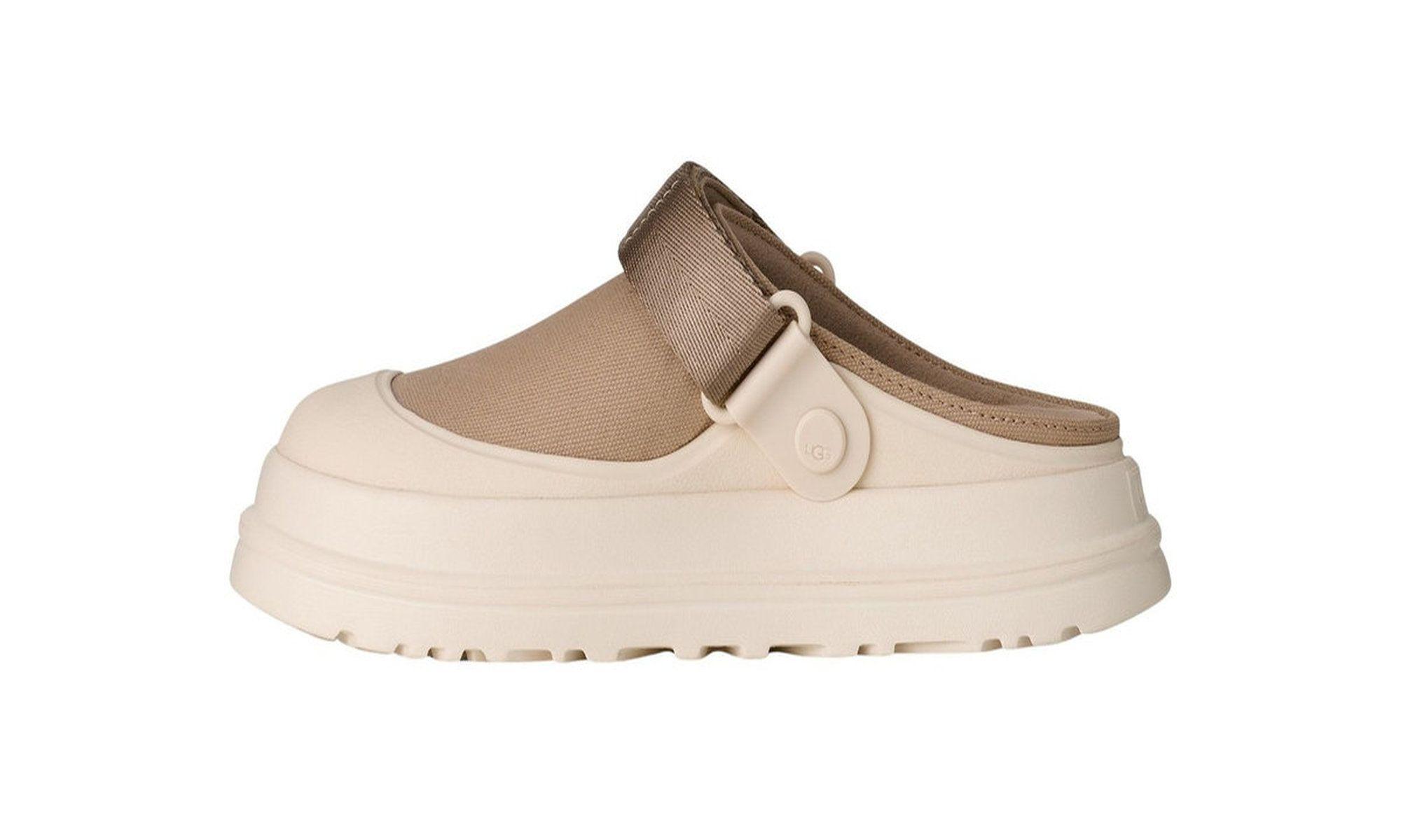 Zapatos Mujer Goldenglow Canvas Clog Café Ugg-2