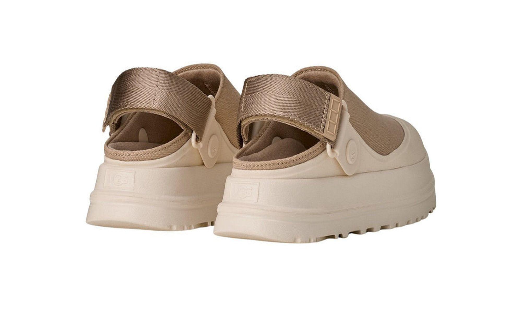 Zapatos Mujer Goldenglow Canvas Clog Café Ugg-3