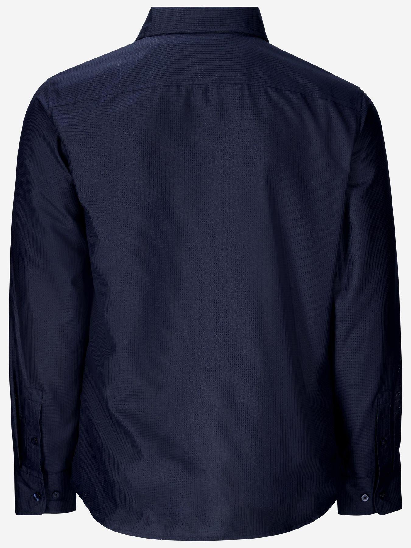Camisa Marmot Hombre Arex Ls Azul-5