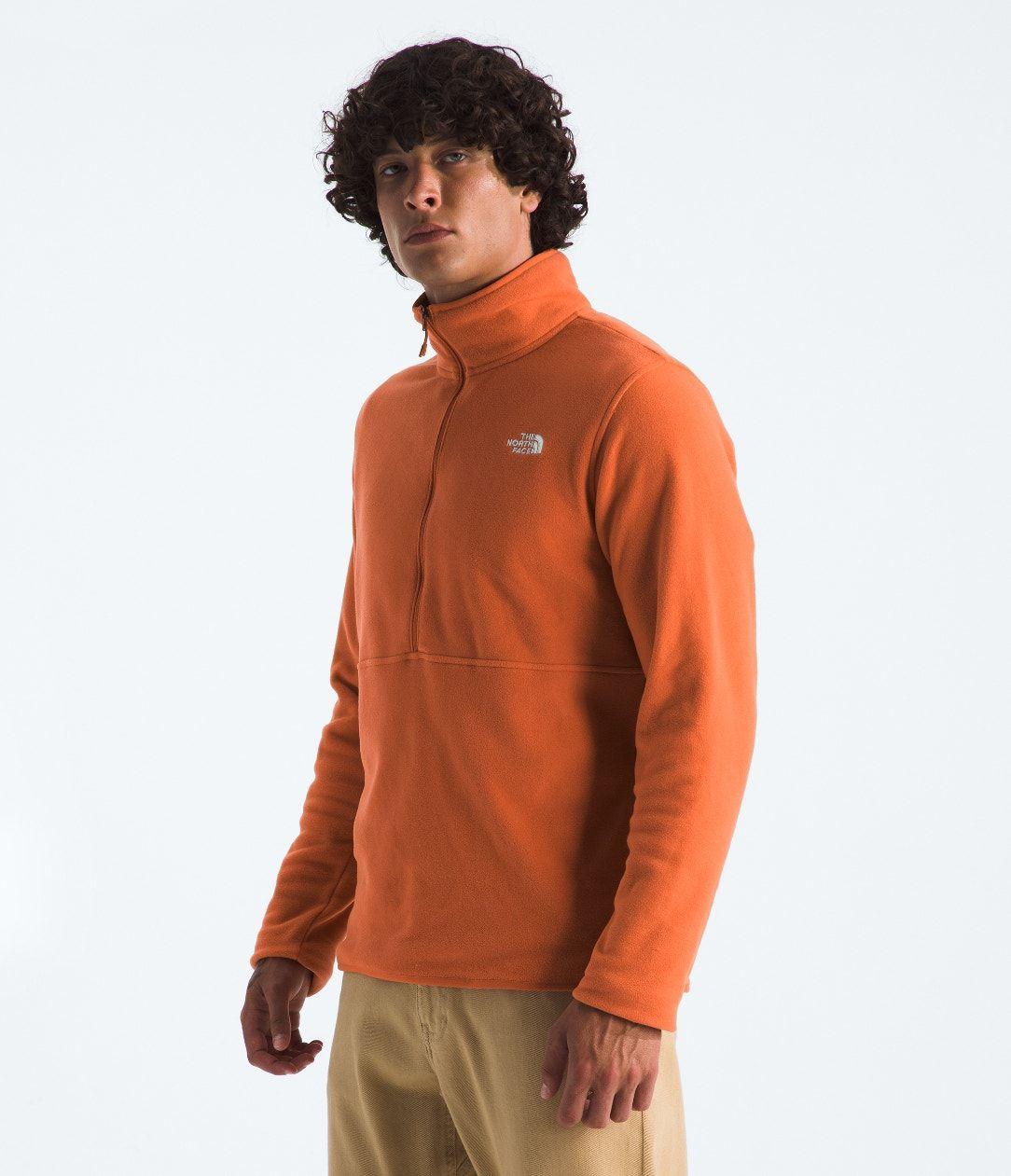 Polar The North Face Hombre Glacier ½ Zip Naranjo-2