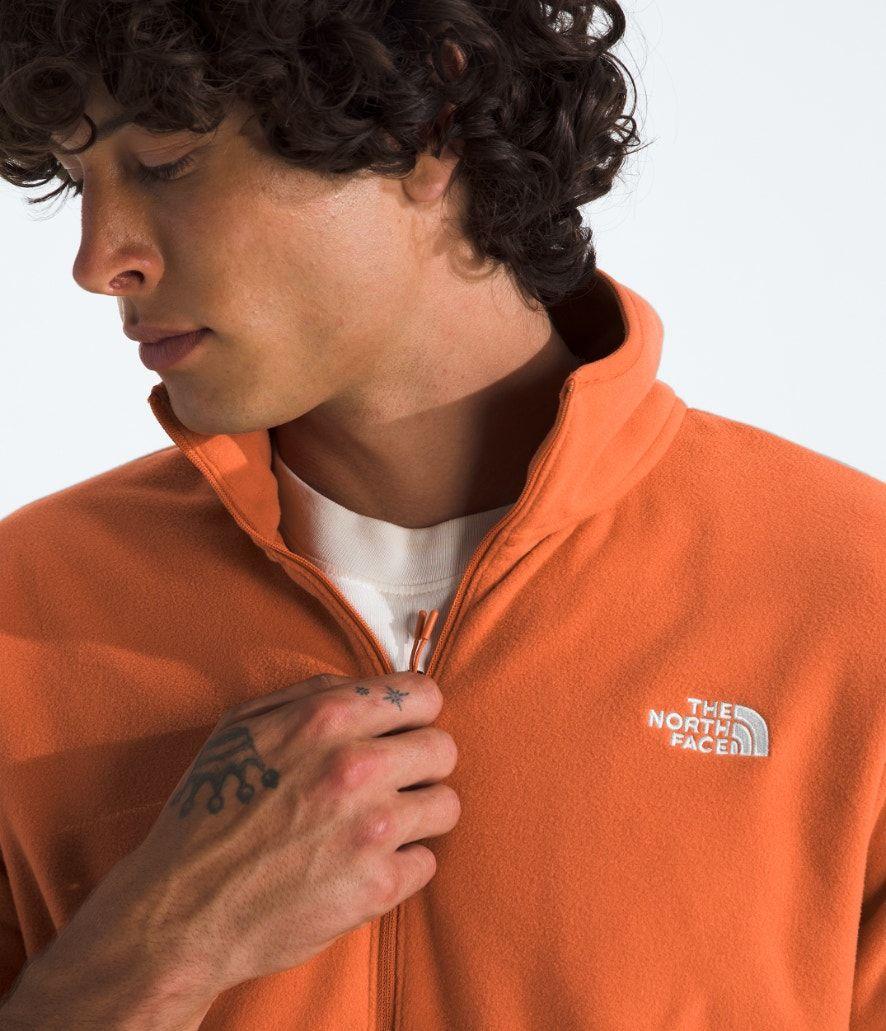 Polar The North Face Hombre Glacier ½ Zip Naranjo-4