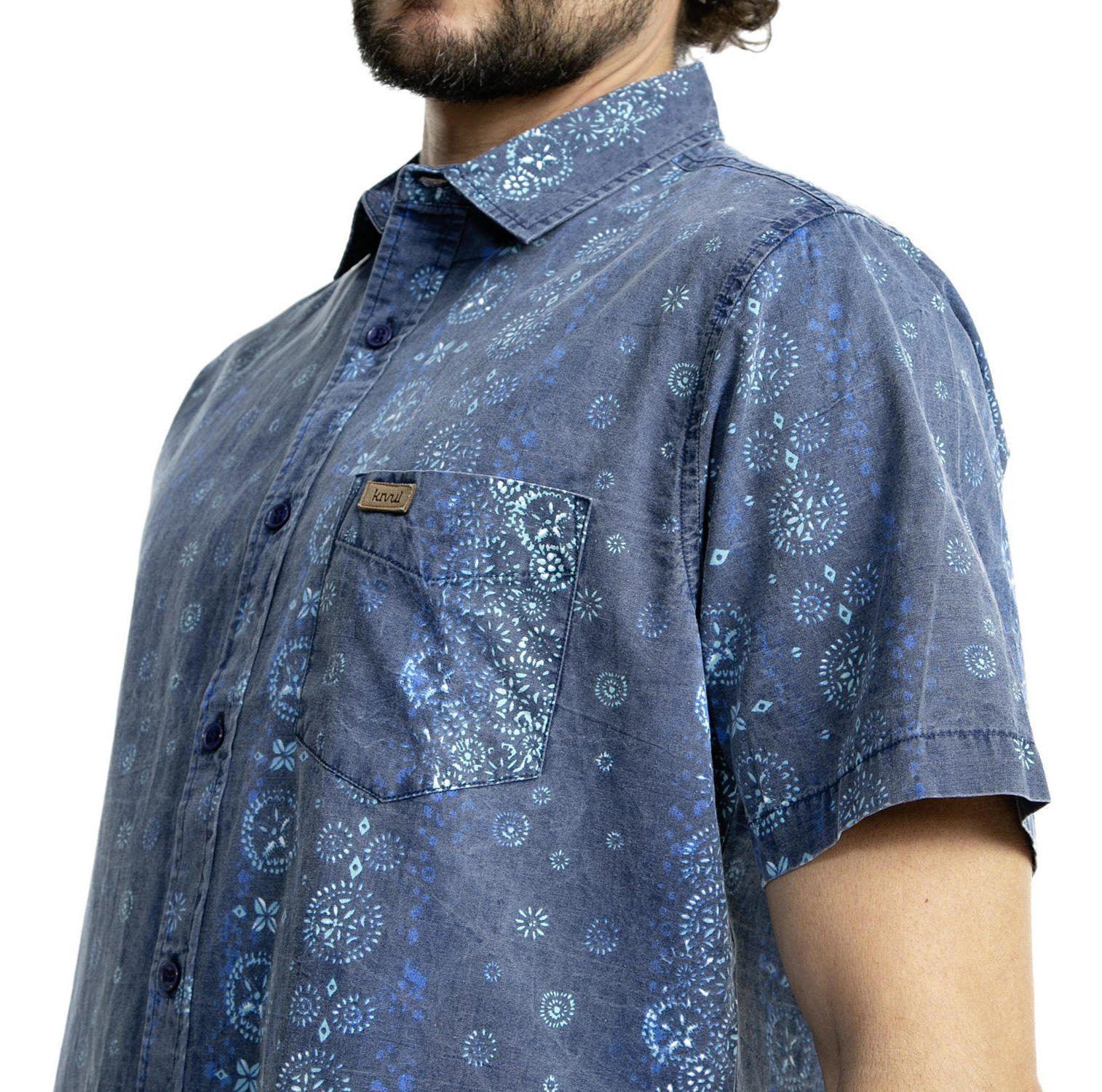 Camisa Kivül Hombre Bluk Lavada Azul Azul-3