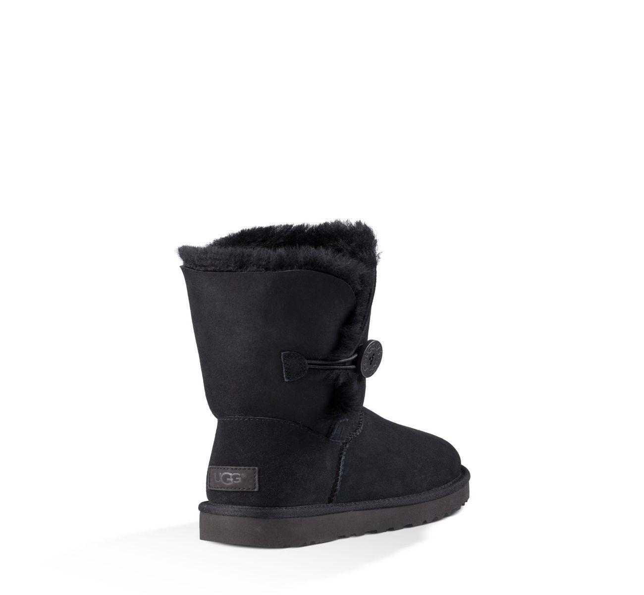 Bota UGG Mujer Bailey Button Ii Negro-3