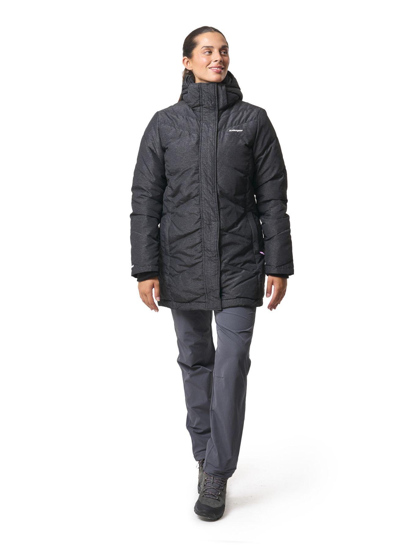 Chaqueta Andesgear Mujer Petrohué Down Negro-2