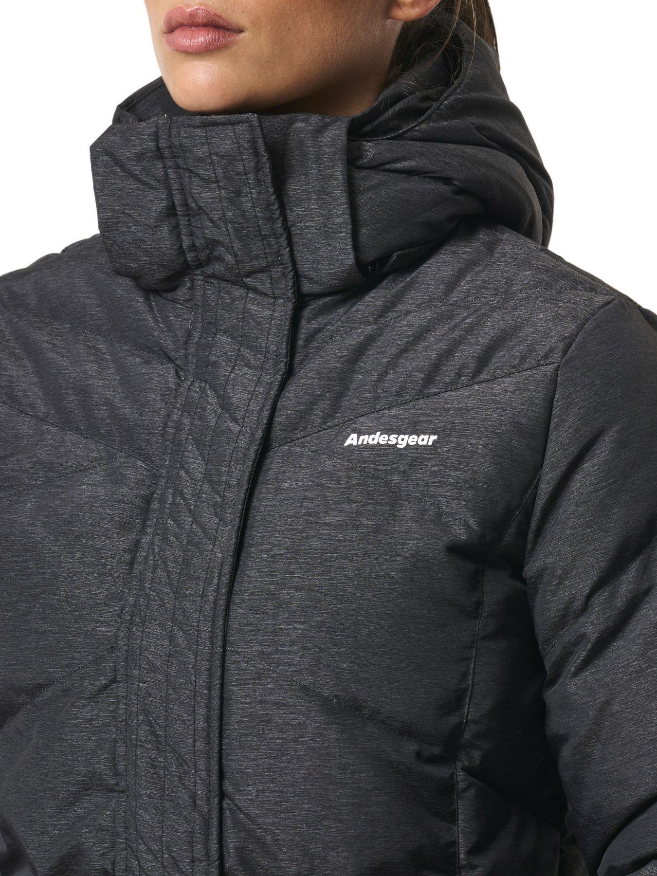 Chaqueta Andesgear Mujer Petrohué Down Negro-3