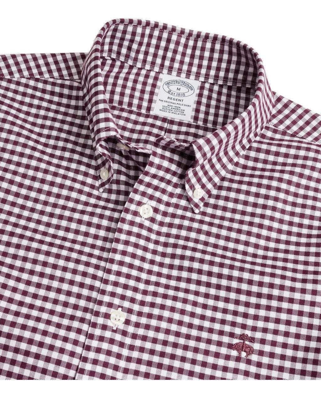 Camisa Brooks Brothers Hombre Non-iron BB62 Morado-1
