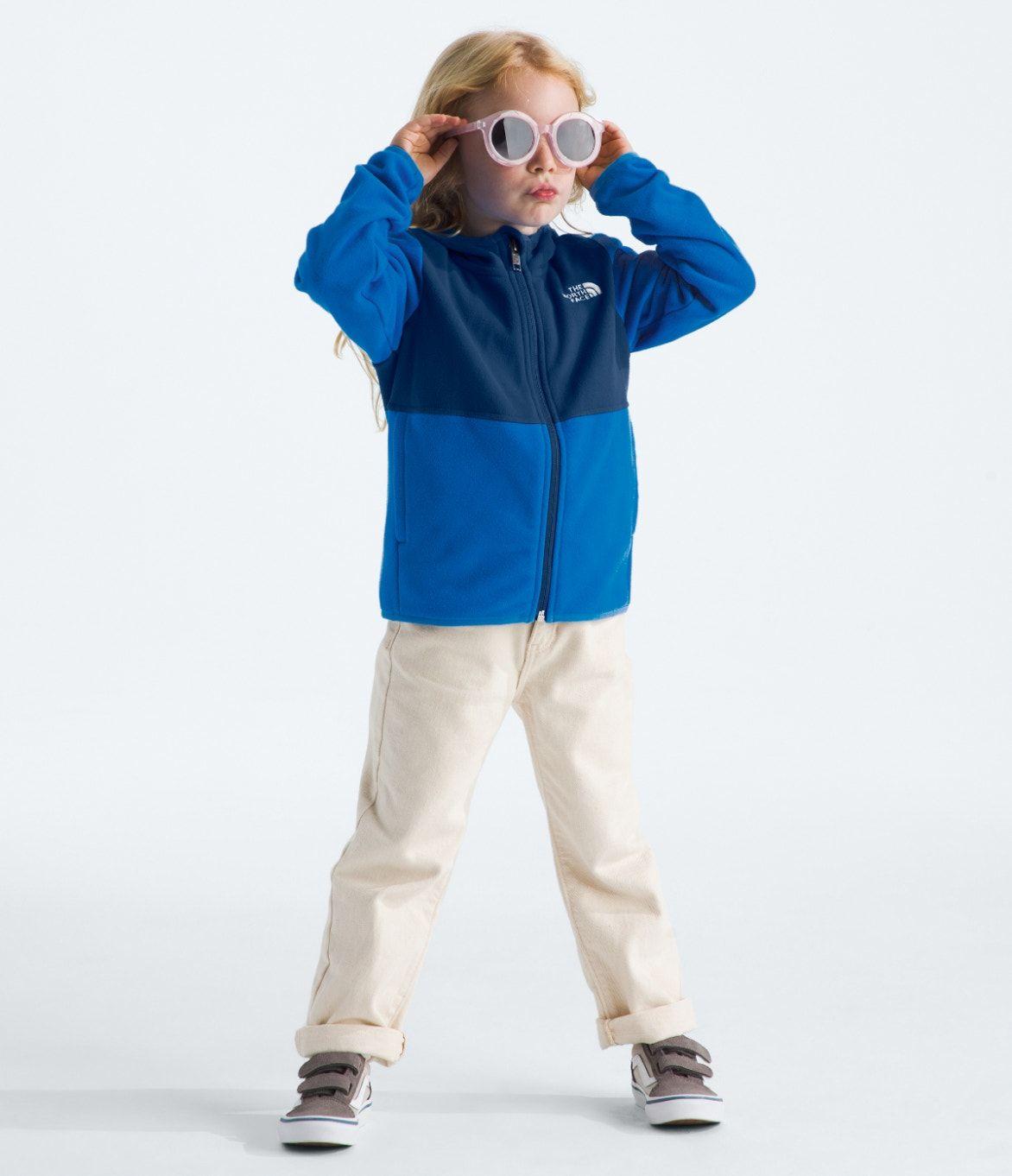Polar The North Face Niñas y Niños Glacier Hoodie Celeste-2
