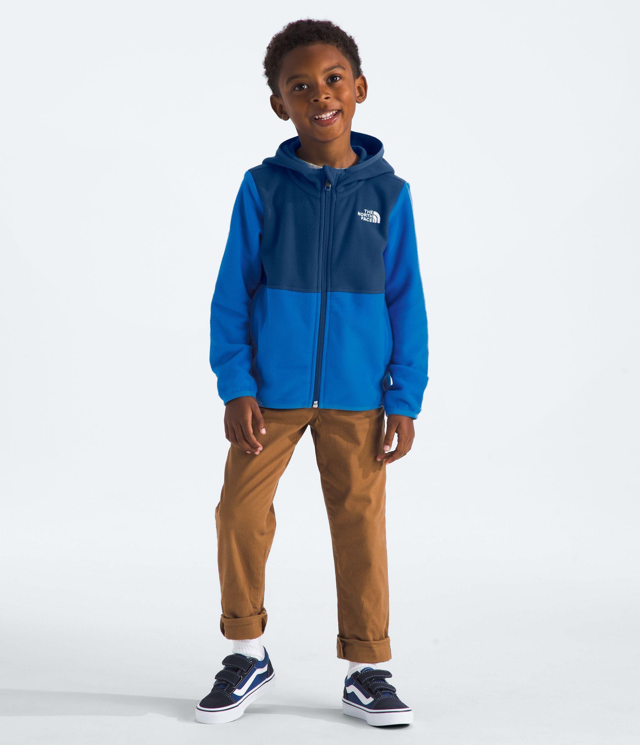 Polar The North Face Niñas y Niños Glacier Hoodie Celeste-5