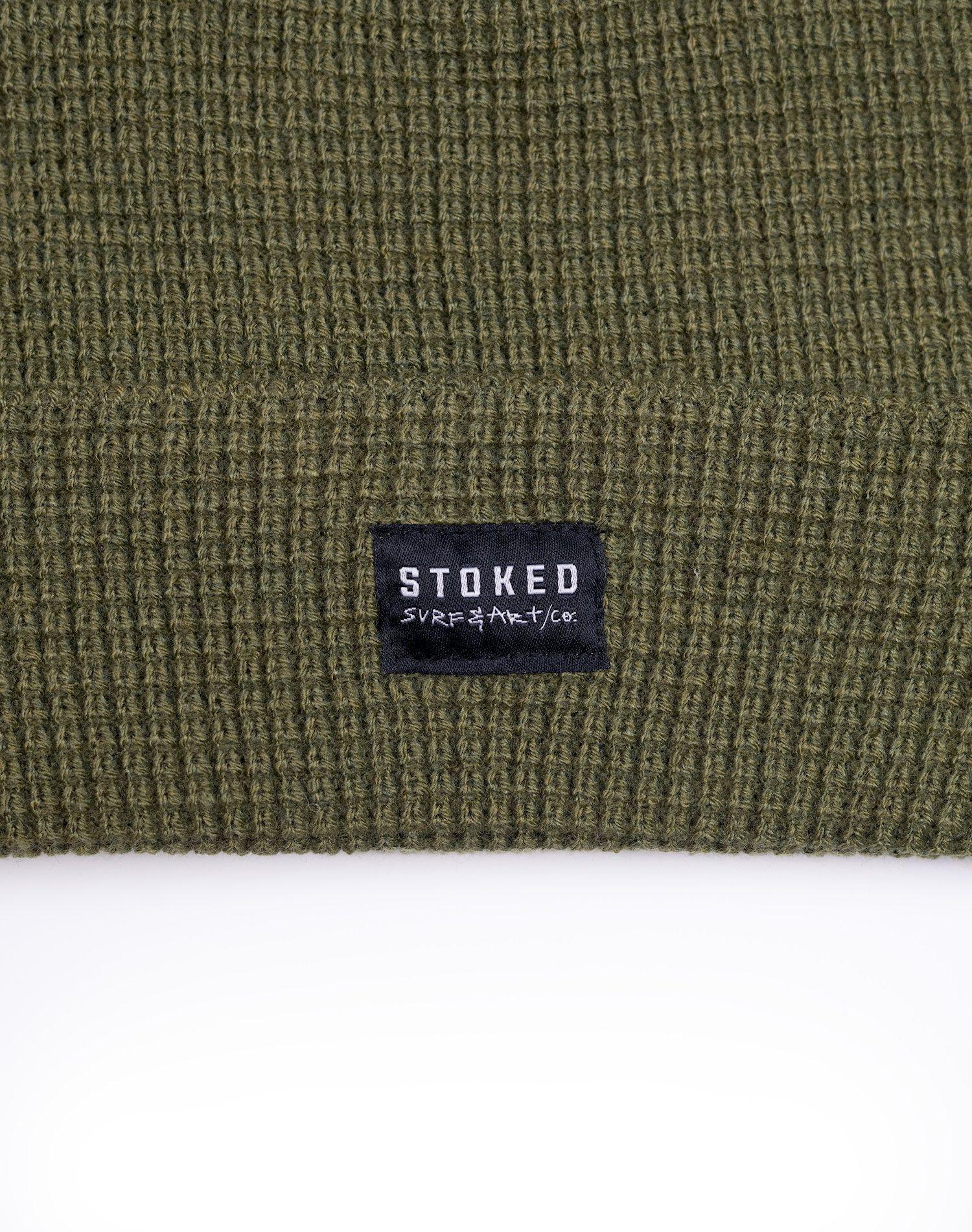 Gorro Beanie Stoked Unisex Rubb Verde-2