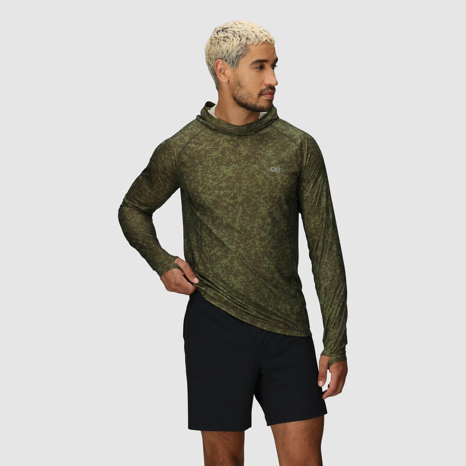 Polera Outdoor Research Hombre Echo Printed Verde-0